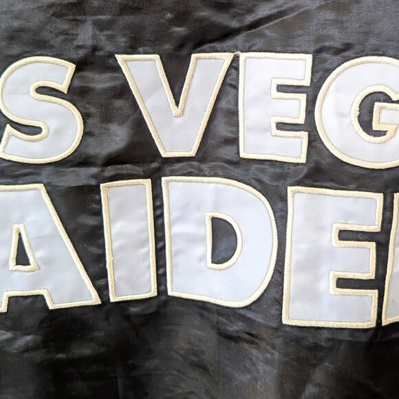 Men's Las Vegas Raiders Starter Full-Snap Varsity Jacket - Picture 5 of 5